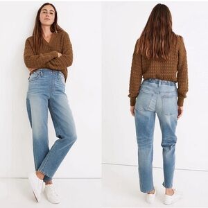 NWT Madewell Pull-on Jeans in Keefe Wash 28